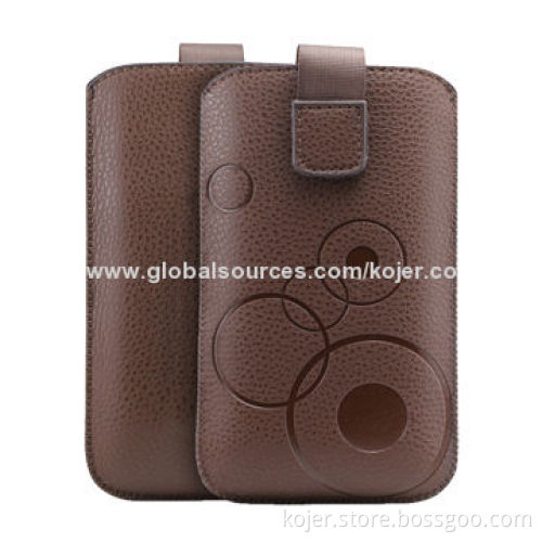 Wallet-shaped Leather Cases for iPhone 5, with Magnetic Flap on Top, OEM Orders Welcomed